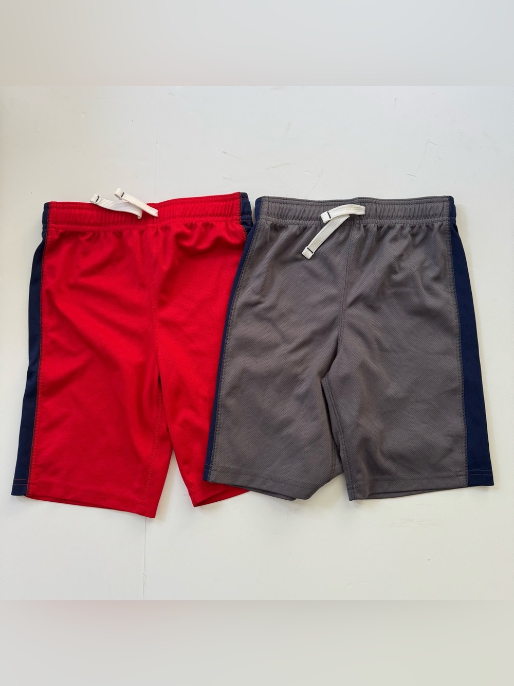 Carter's Red and Gray Athletic Drawstring Shorts